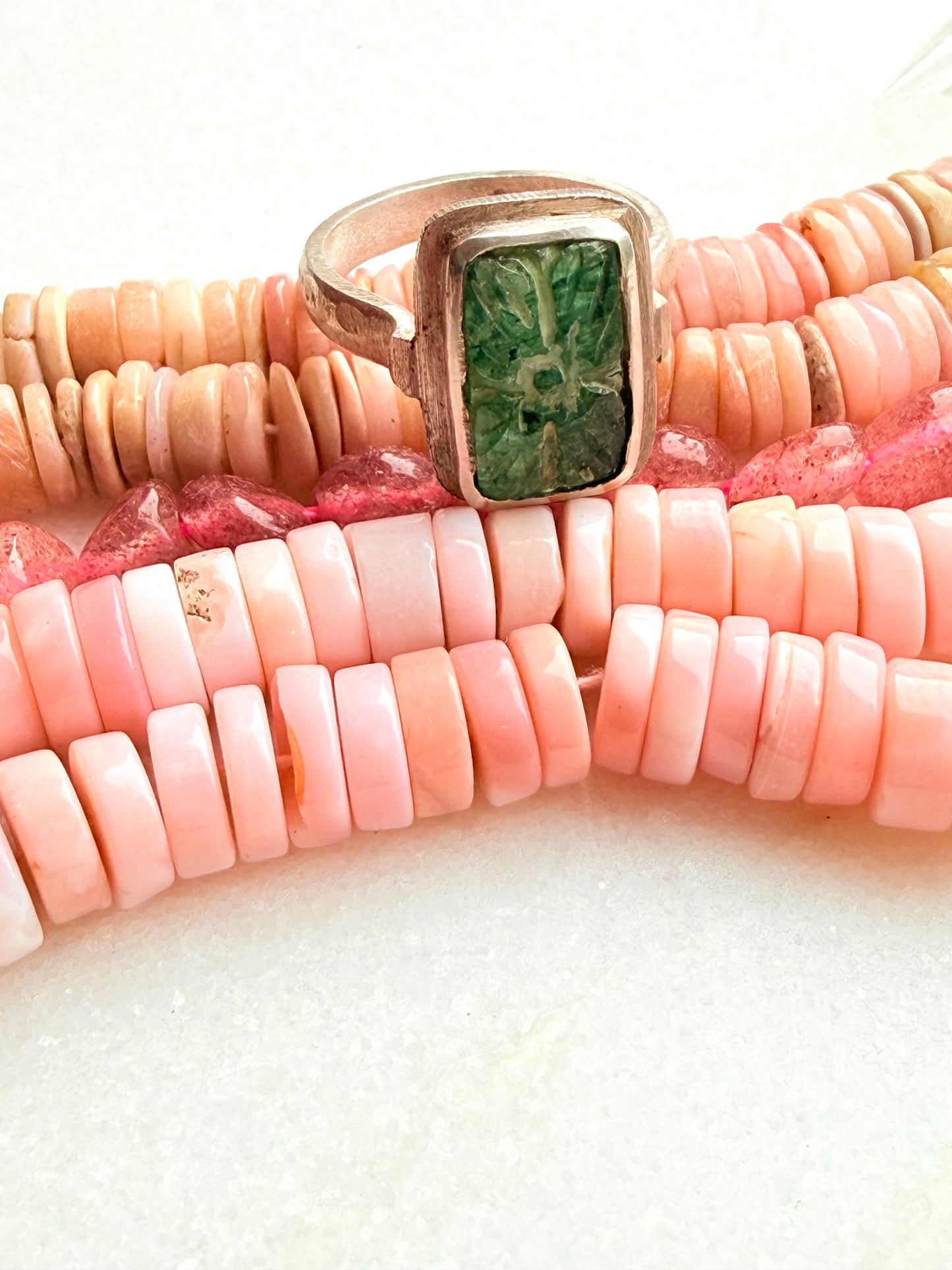 Jaipur Soul: Handcarved Emerald in Silver (1)