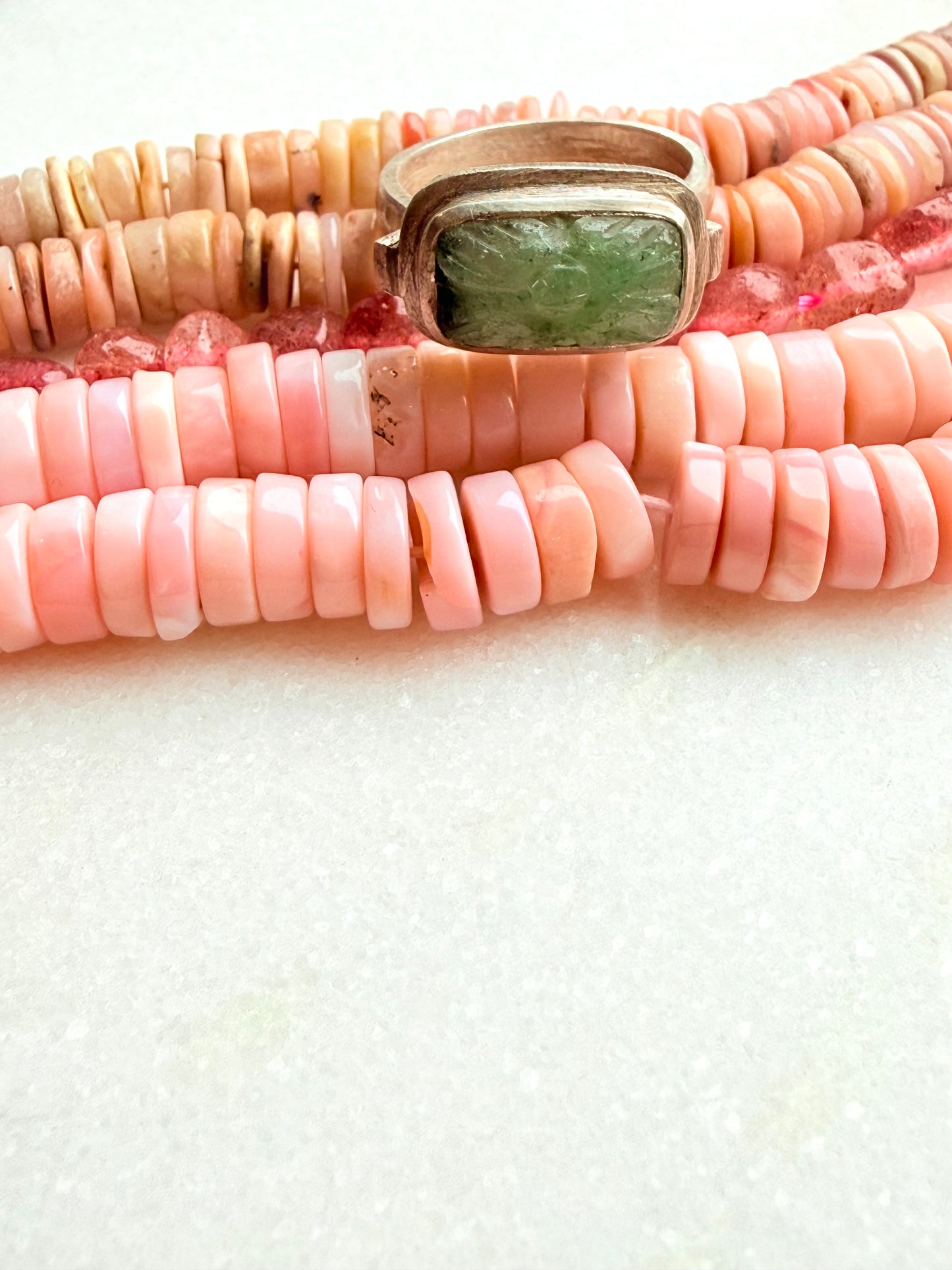 Jaipur Soul: Handcarved Emerald in Silver (3)