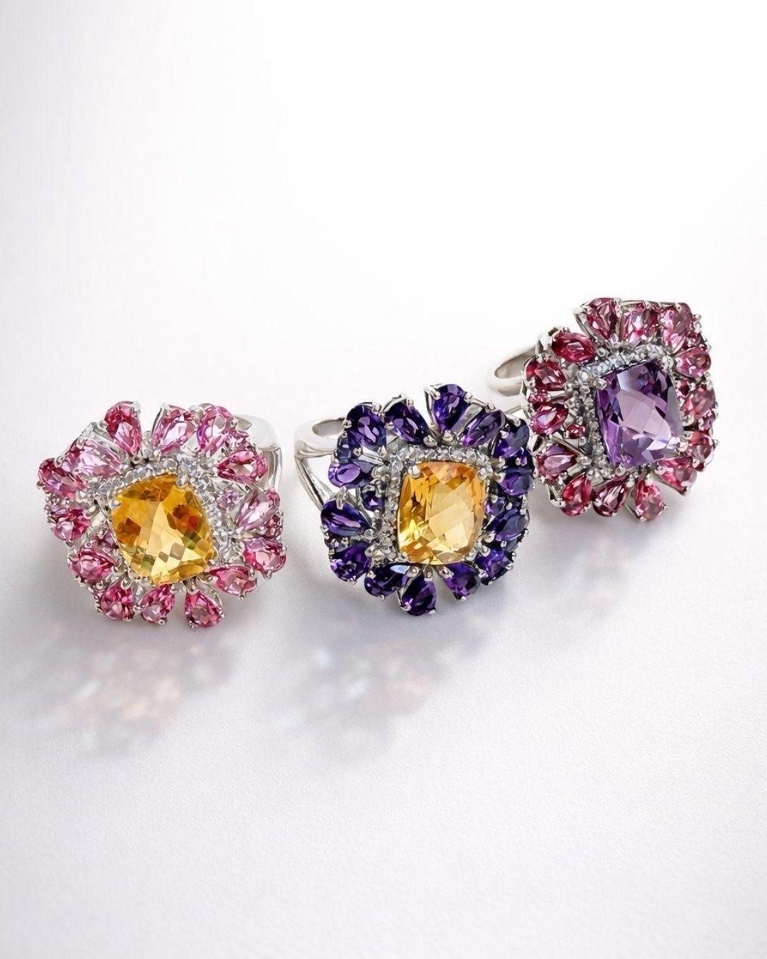 Out Of This World- Citrine/ Pink Topaz
