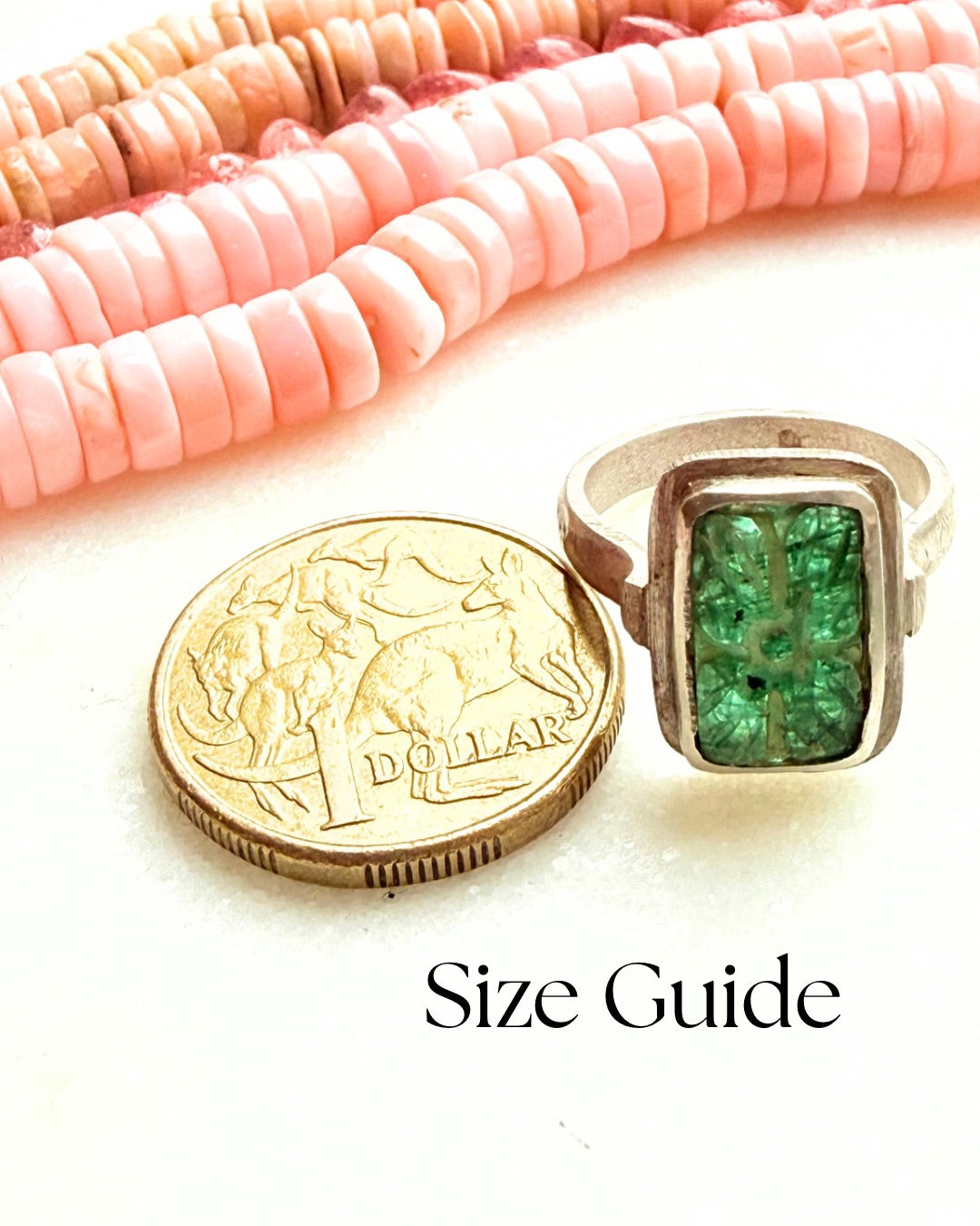 Jaipur Soul: Handcarved Emerald in Silver (1)