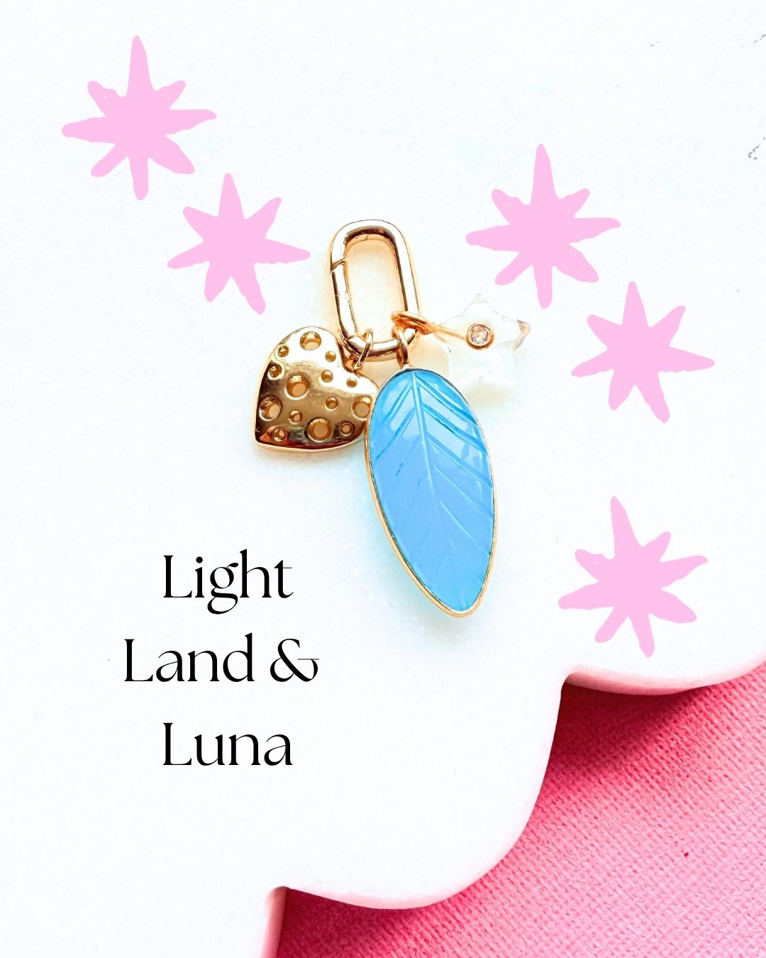 Unexpected Treasures: 
Light, Land & Lunar: Pendants (no chain)