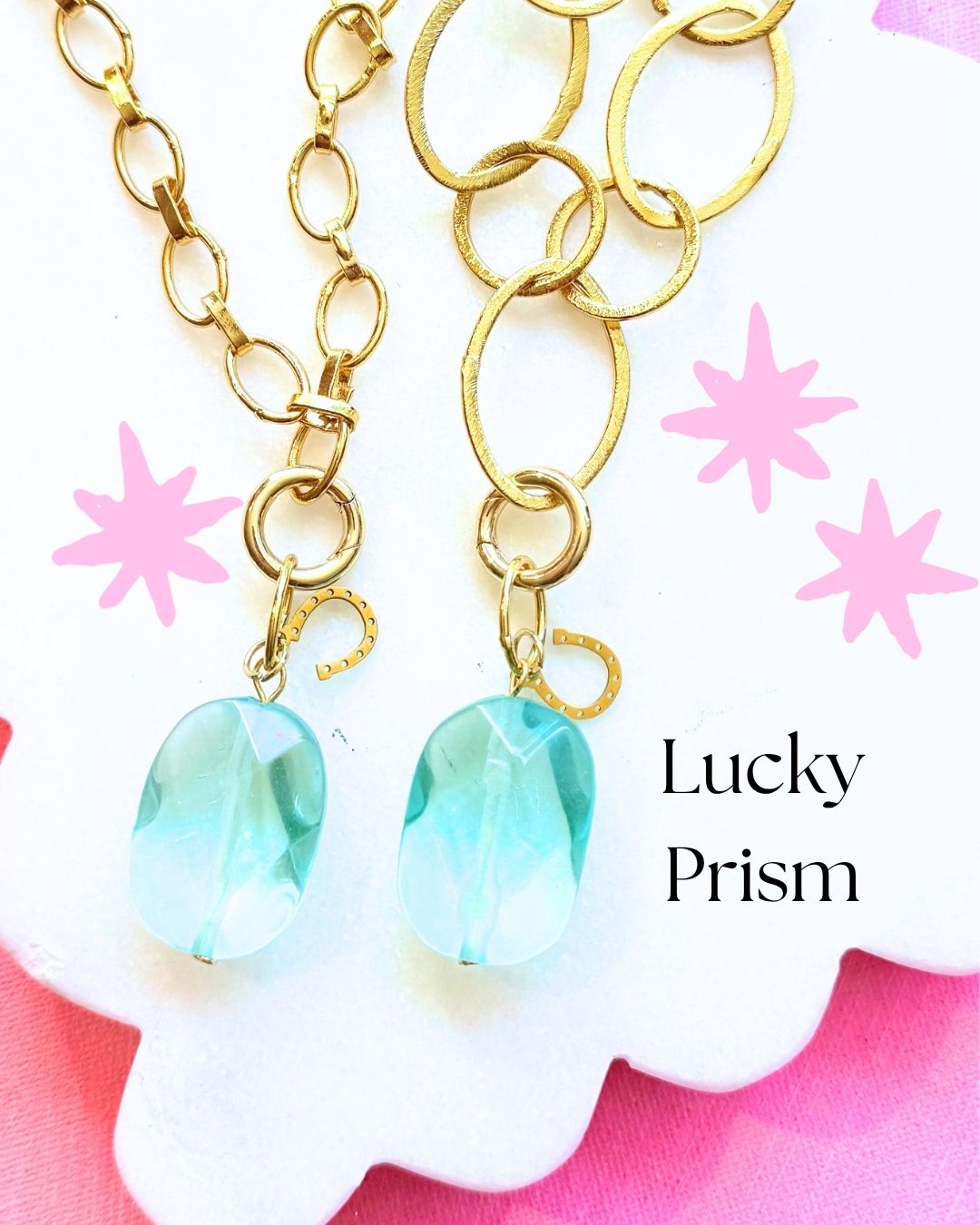 Lucky Prism: Pendants & Chain