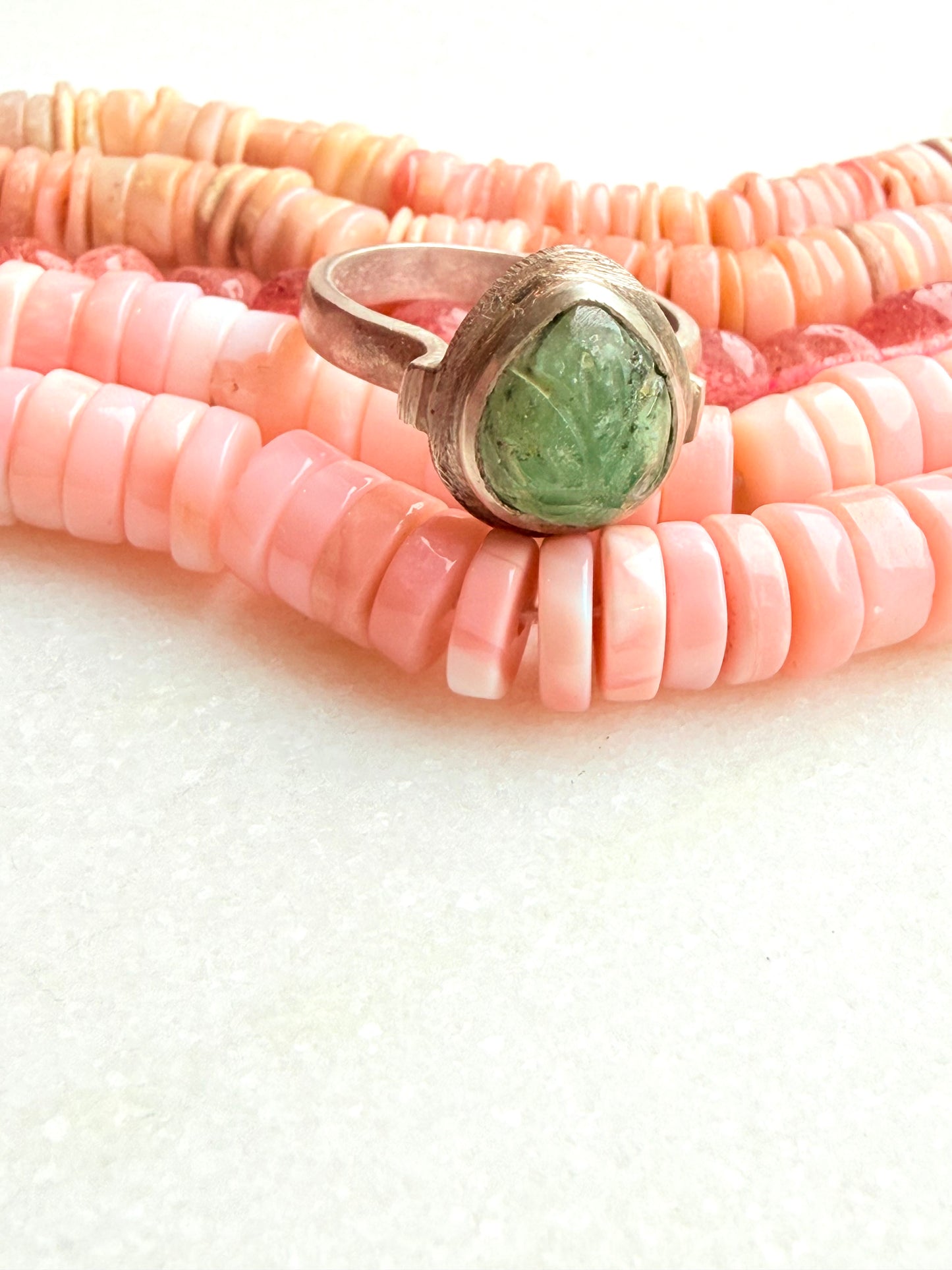 Jaipur Soul: Handcarved Emerald in Silver (4)