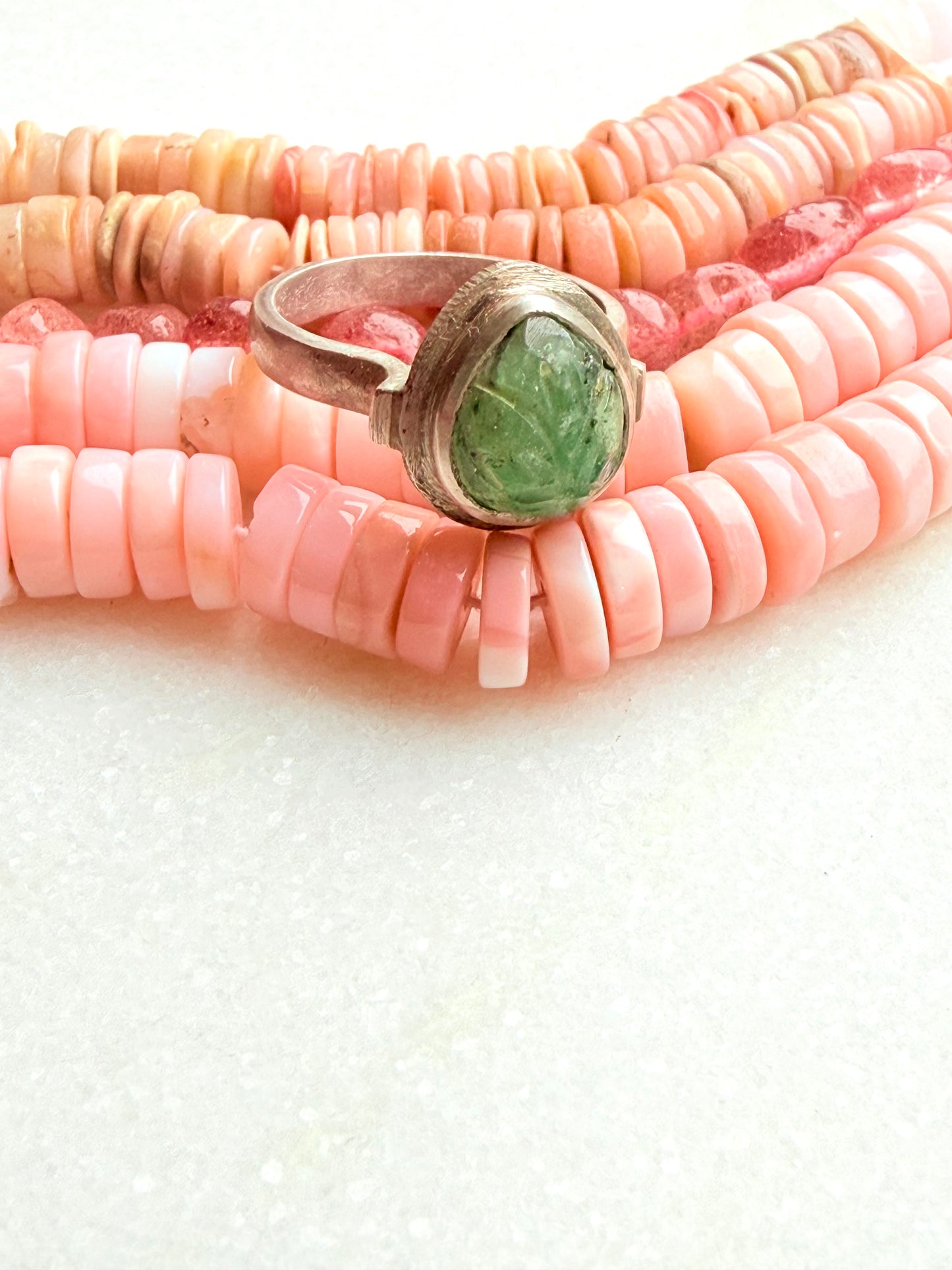 Jaipur Soul: Handcarved Emerald in Silver (4)