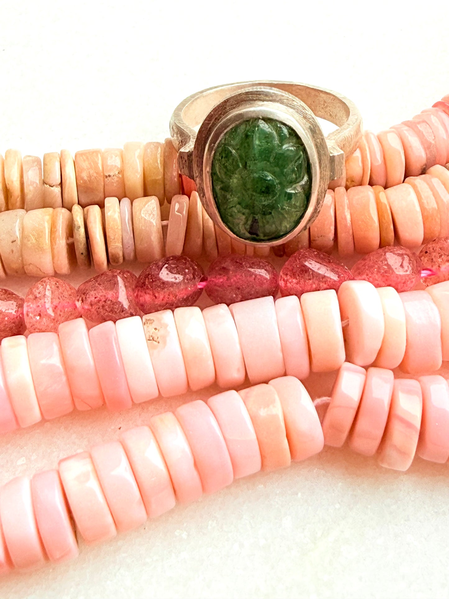 Jaipur Soul: Handcarved Emerald in Silver (2)