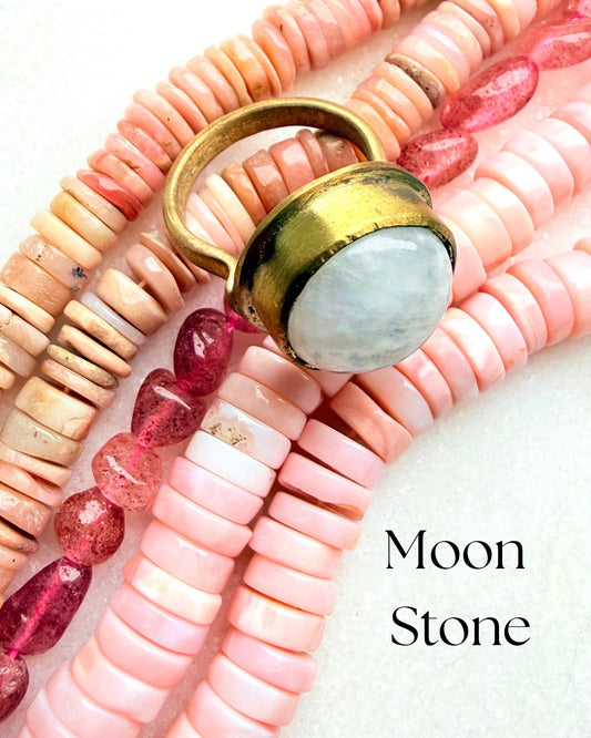 Jaipur Soul: Handmade Moonstone (round)