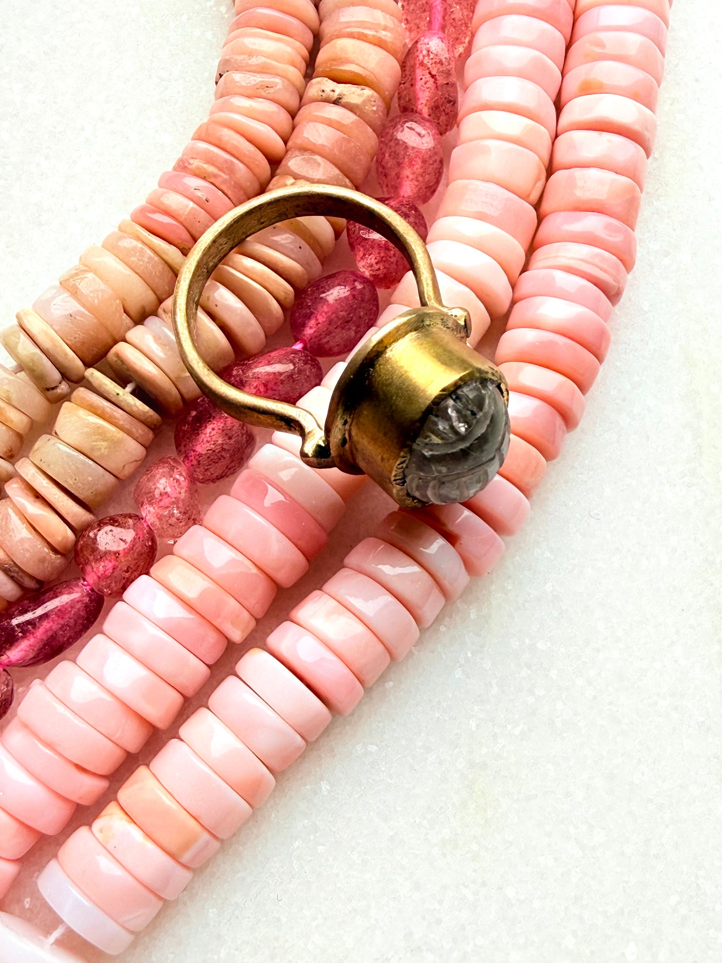 Jaipur Soul: Handmade Scarab - Smokey Quartz (2)