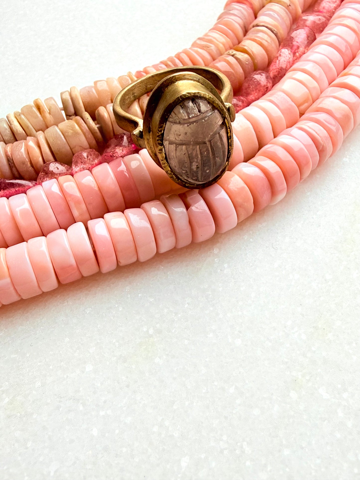 Jaipur Soul: Handmade Scarab - Smokey Quartz (2)