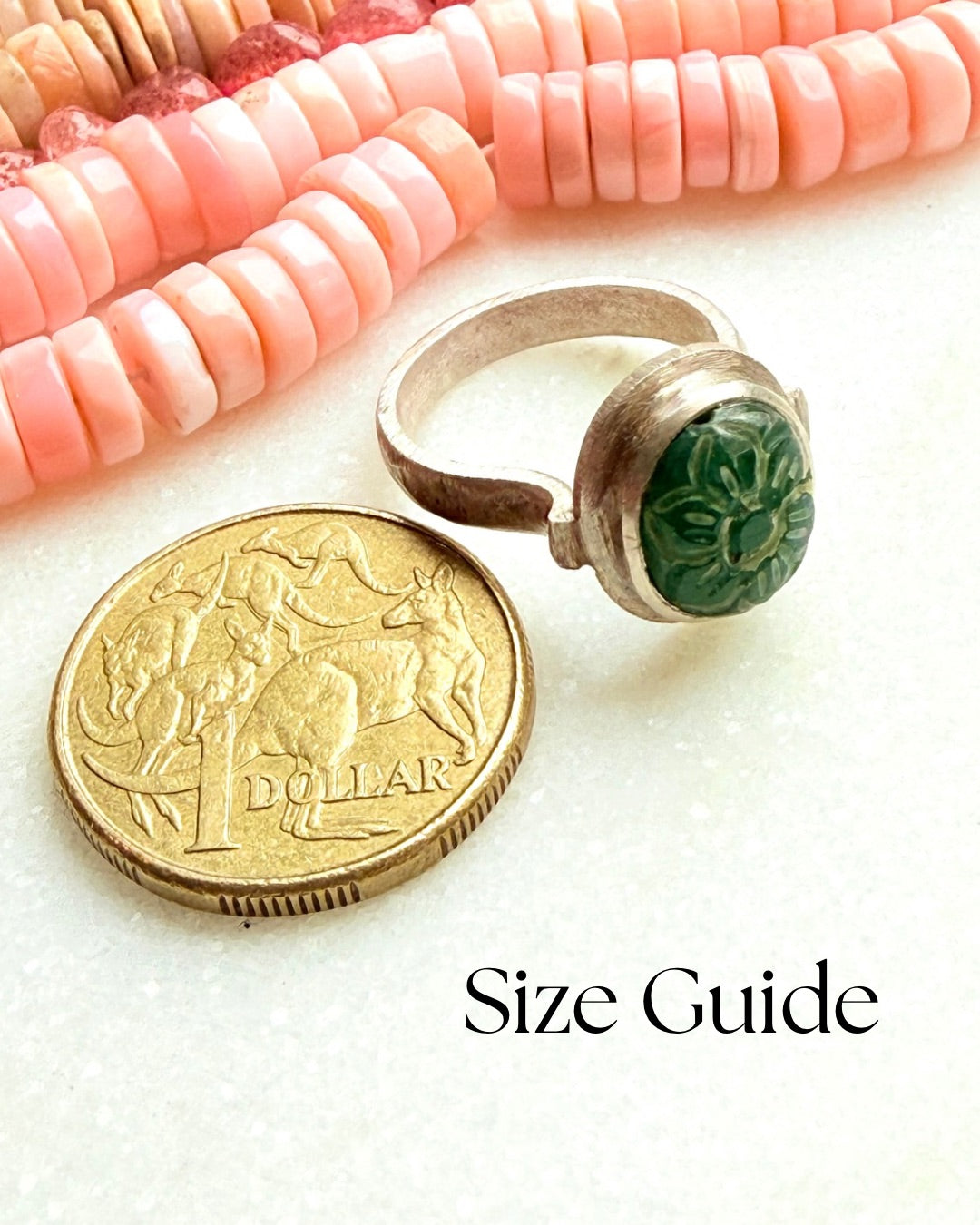 Jaipur Soul: Handcarved Emerald in Silver (2)