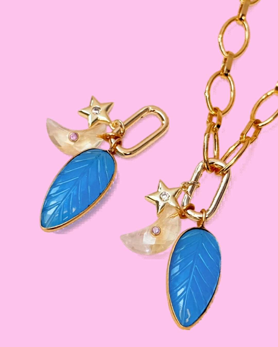 Unexpected Treasures: 
Light, Land & Lunar: Pendants (no chain)