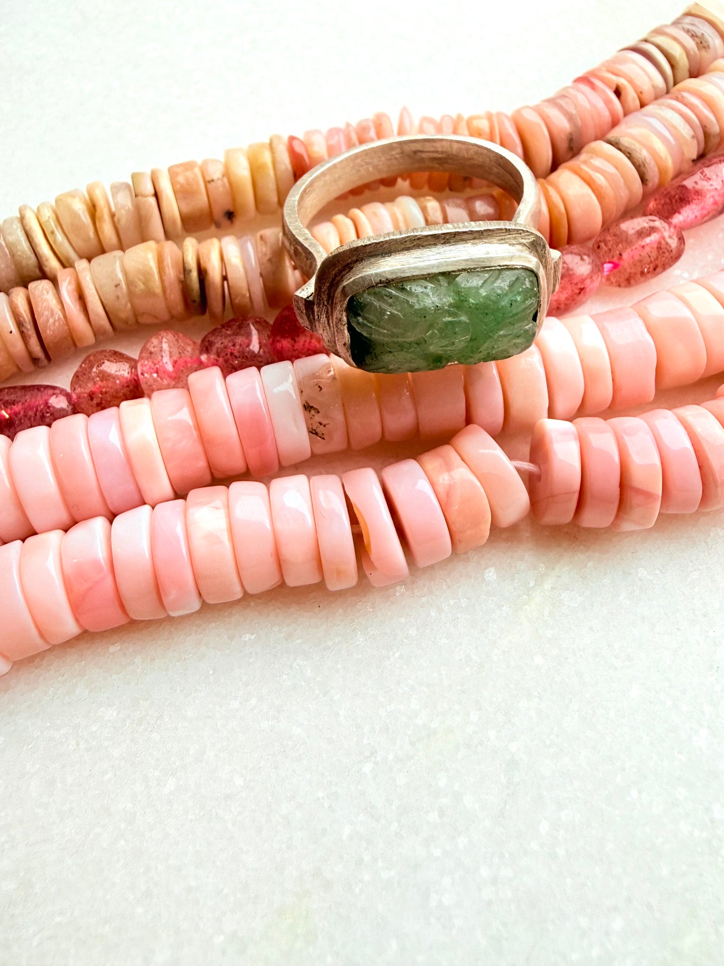 Jaipur Soul: Handcarved Emerald in Silver (3)