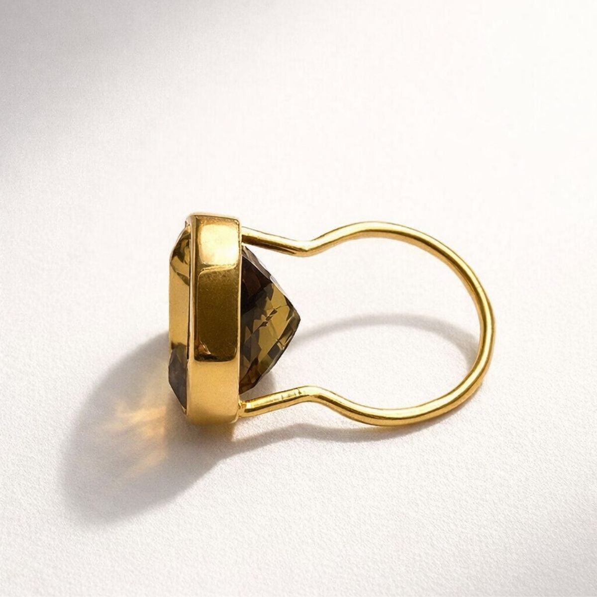 Candy Gem: Citrine Cocktail Ring