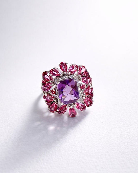 Out Of This World- Amethyst / Pink Topaz