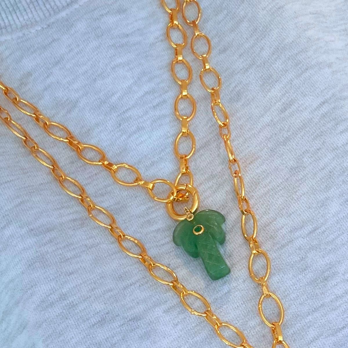 Holiday Living (amazonite): Pendants & Chain